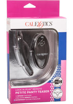Lock-N-Play Petite Rechargeable Silicone Panty Vibe with Remote Control - Black