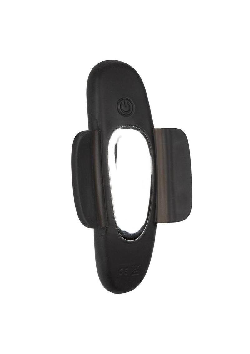 Lock-N-Play Petite Rechargeable Silicone Panty Vibe with Remote Control - Black