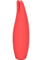 Red Hot Flare USB Rechargeable Silicone Massager - Red