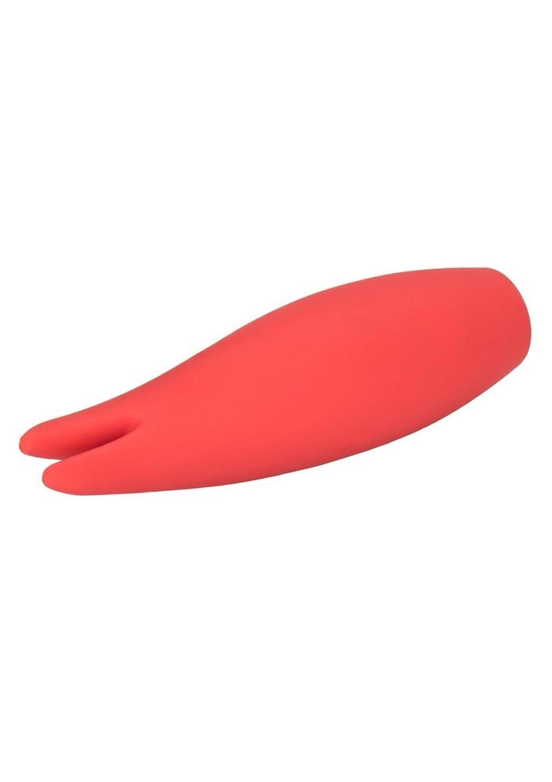 Red Hot Flare USB Rechargeable Silicone Massager - Red