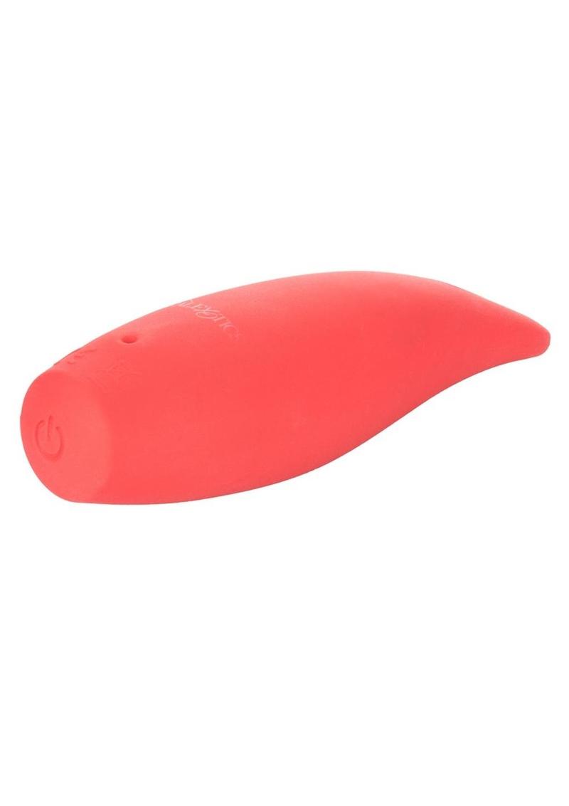 Red Hot Flare USB Rechargeable Silicone Massager - Red
