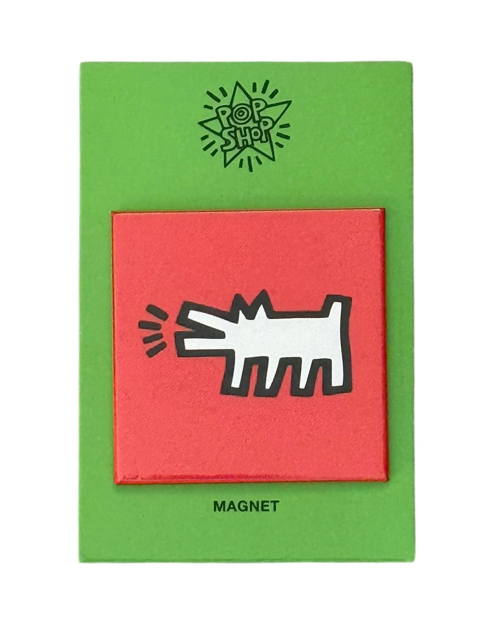 Keith Haring Pop Shop Barking Dog Magnet