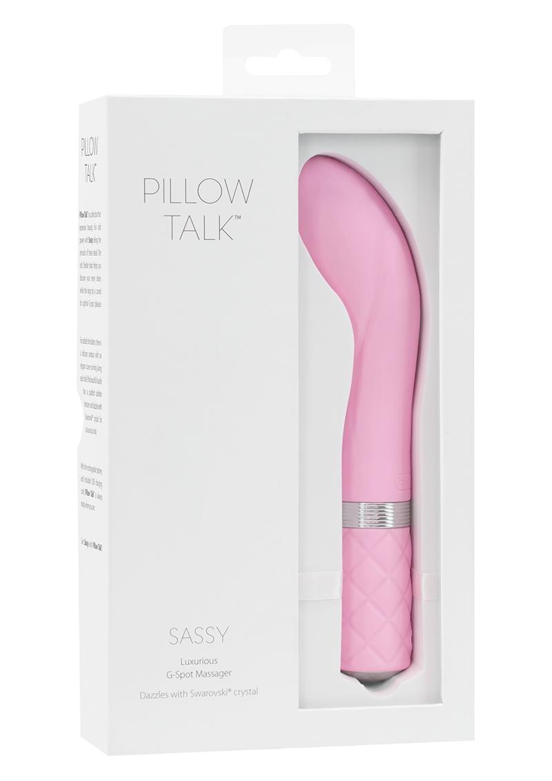 Pillow Talk Sassy Rechargeable Silicone G-Spot Vibrator - Pink