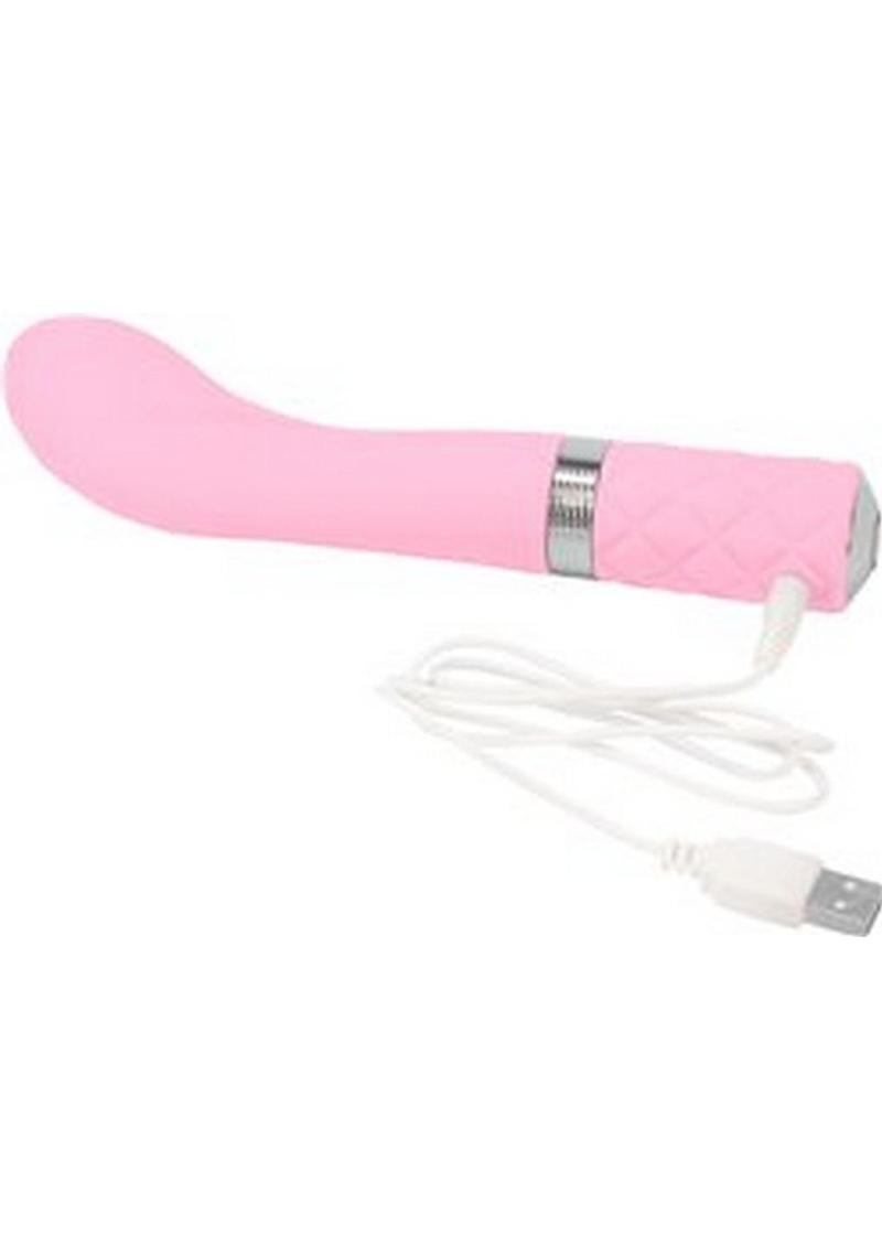 Pillow Talk Sassy Rechargeable Silicone G-Spot Vibrator - Pink