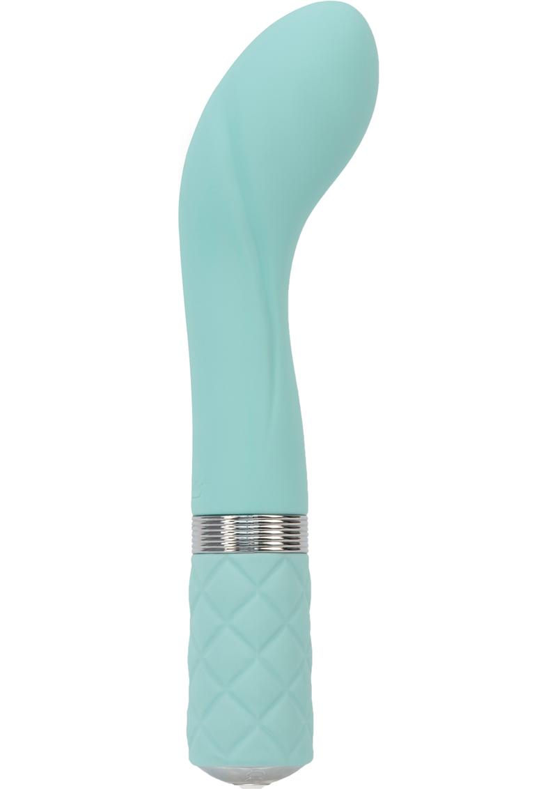 Pillow Talk Sassy Rechargeable Silicone G-Spot Vibrator - Teal