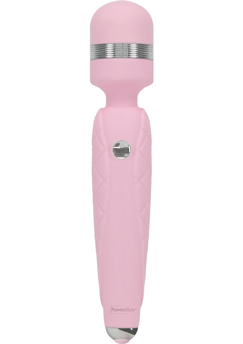 Pillow Talk Cheeky Rechargeable Silicone Wand Massager - Pink
