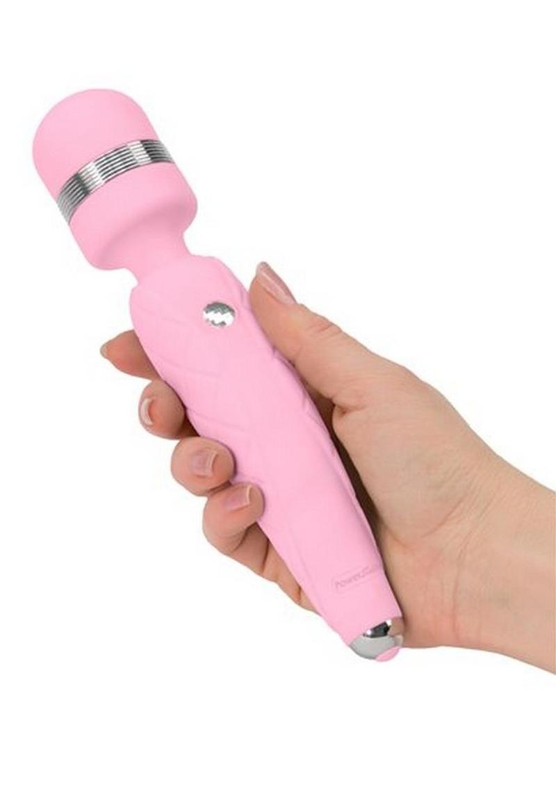 Pillow Talk Cheeky Rechargeable Silicone Wand Massager - Pink