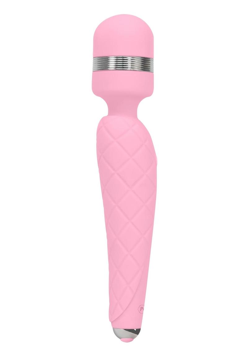 Pillow Talk Cheeky Rechargeable Silicone Wand Massager - Pink