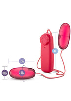 B Yours Double Pop Eggs with Wired Remote Control - Cerise