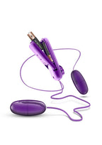 B Yours Double Pop Eggs with Wired Remote Control - Plum