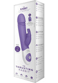 The Rabbit Company The Thrusting Rabbit Rechargeable Silicone Rabbit Vibrator - Purple