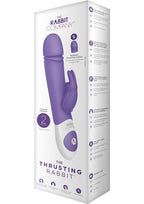 The Rabbit Company The Thrusting Rabbit Rechargeable Silicone Rabbit Vibrator - Purple