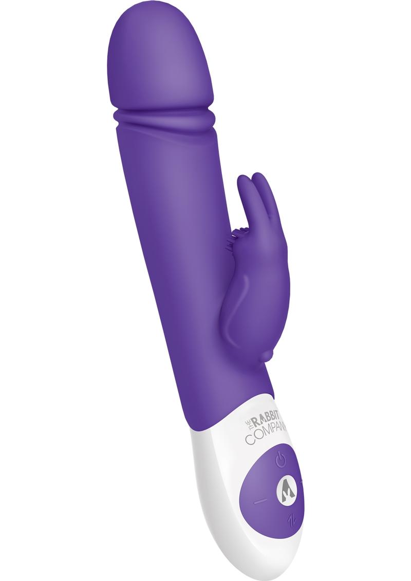 The Rabbit Company The Thrusting Rabbit Rechargeable Silicone Rabbit Vibrator - Purple