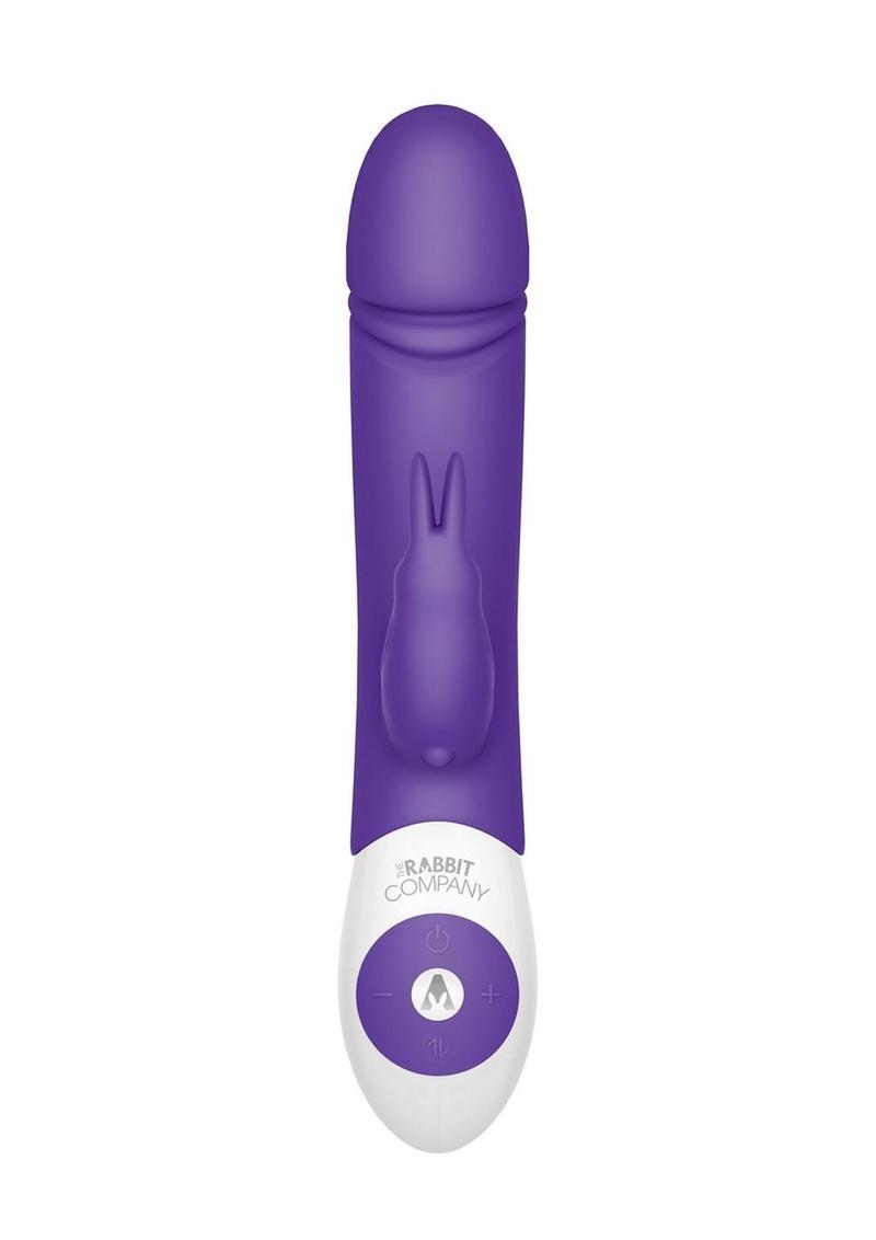 The Rabbit Company The Thrusting Rabbit Rechargeable Silicone Rabbit Vibrator - Purple