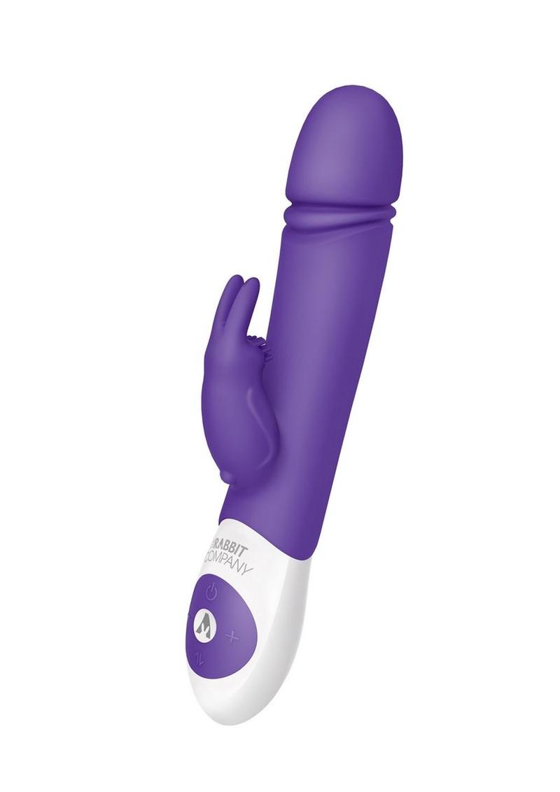 The Rabbit Company The Thrusting Rabbit Rechargeable Silicone Rabbit Vibrator - Purple