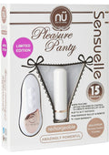 Sensuelle Limited Edition Pleasure Panty Vibe with Remote Control - White