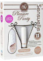 Sensuelle Limited Edition Pleasure Panty Vibe with Remote Control - White