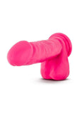 Ruse Big Poppa Silicone Dildo 7.75in - Hot Pink