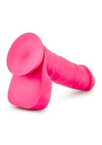 Ruse Big Poppa Silicone Dildo 7.75in - Hot Pink