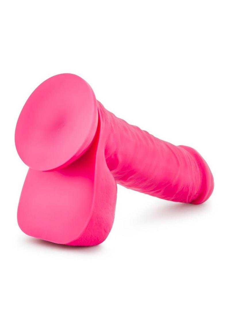Ruse Big Poppa Silicone Dildo 7.75in - Hot Pink