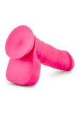Ruse Big Poppa Silicone Dildo 7.75in - Hot Pink