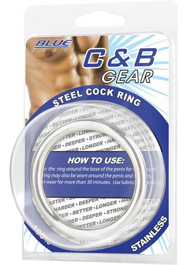 C&B Gear Steel Cock Ring 2in Diameter