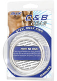 C&B Gear Steel Cock Ring 2in Diameter