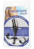 Blue Line Prostate Gear Male P-Spot Massager - Black