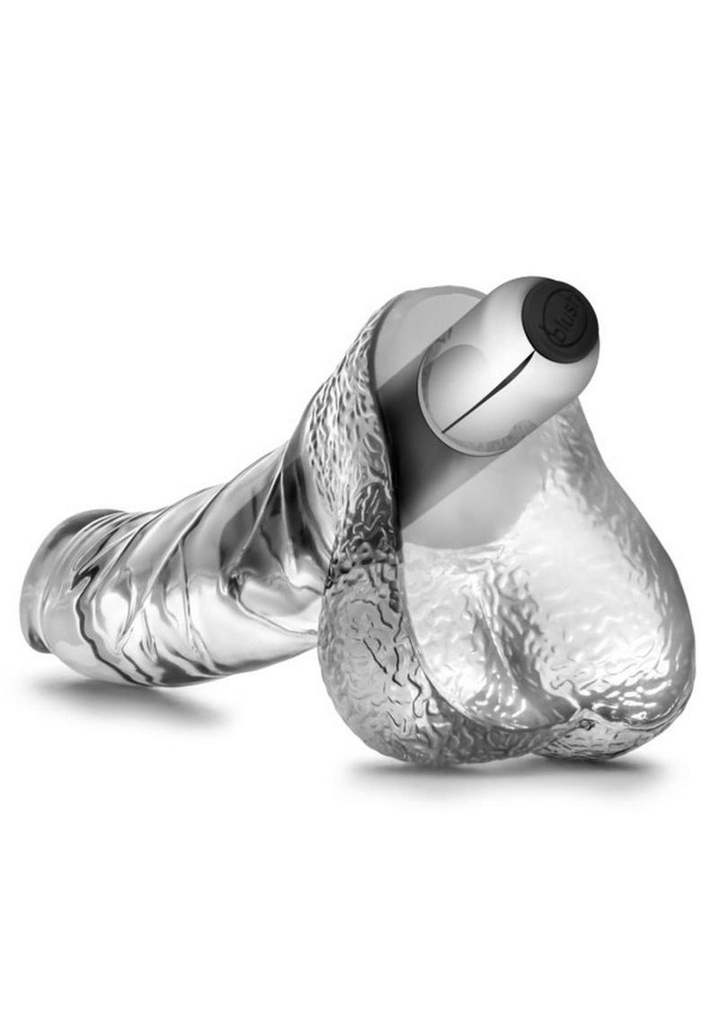 Naturally Yours Vibrating Ding Dong Dildo 6.5in - Clear