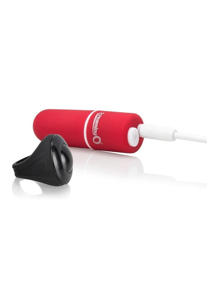 My Secret Rechargeable Panty Vibe Set with Remote Control Ring - Red