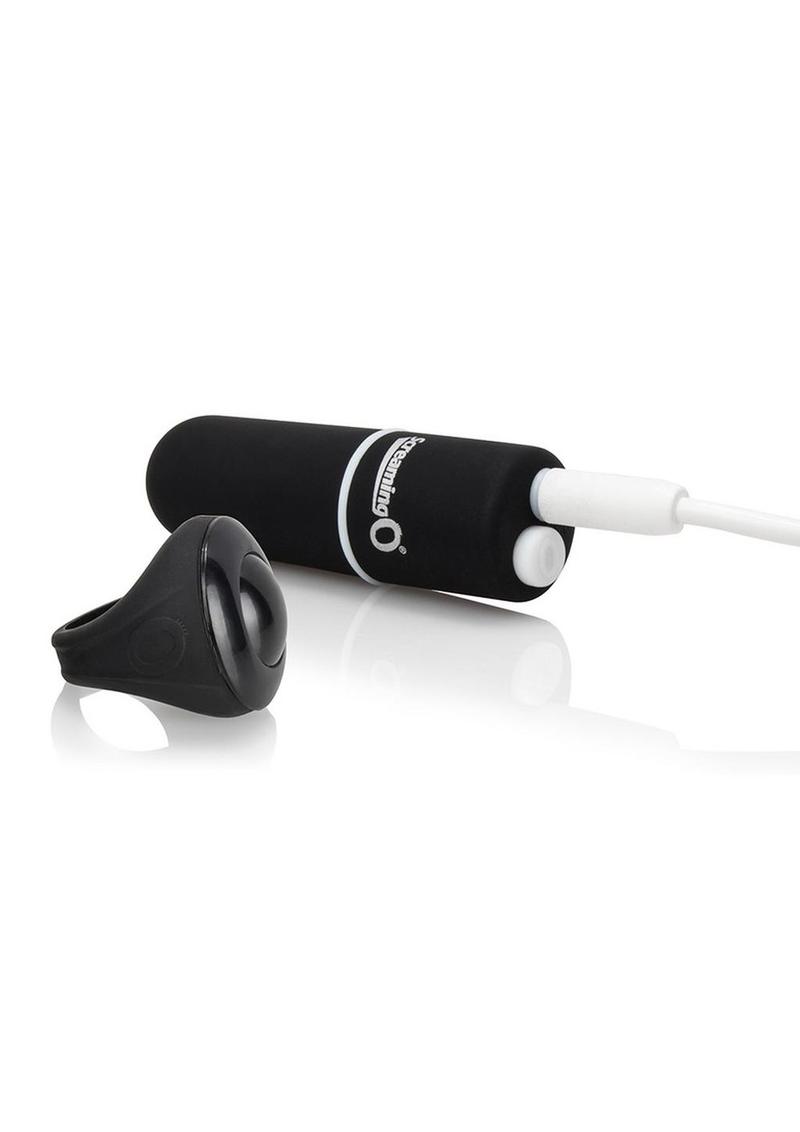 My Secret Rechargeable Panty Vibe Set with Remote Control Ring - Black