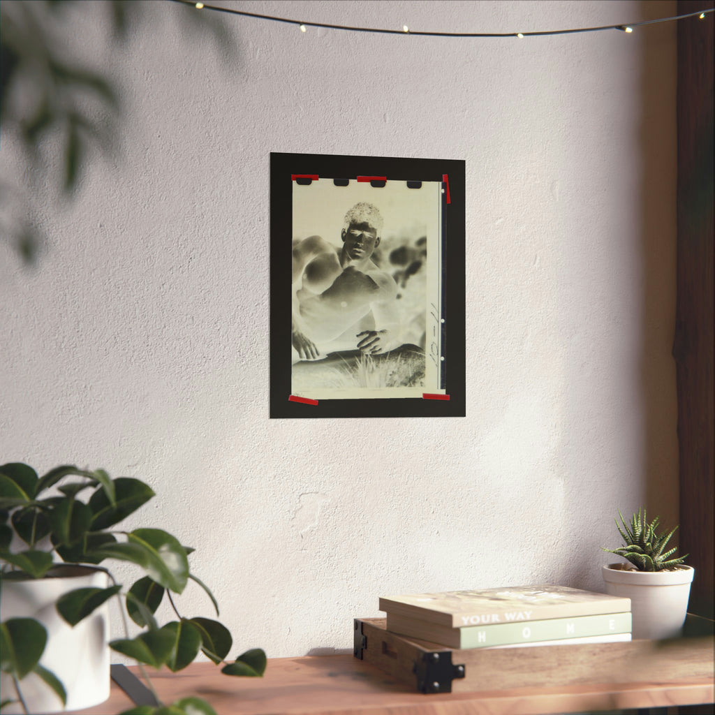 90S VINTAGE GAY PORN TRANSPARENCY Matte Vertical Poster #19