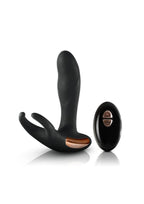Renegade Sphinx Rechargeable Silicone Warming Prostate Massager with Remote Control - Black