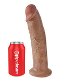 King Cock Realistic Dildo 10in - Caramel