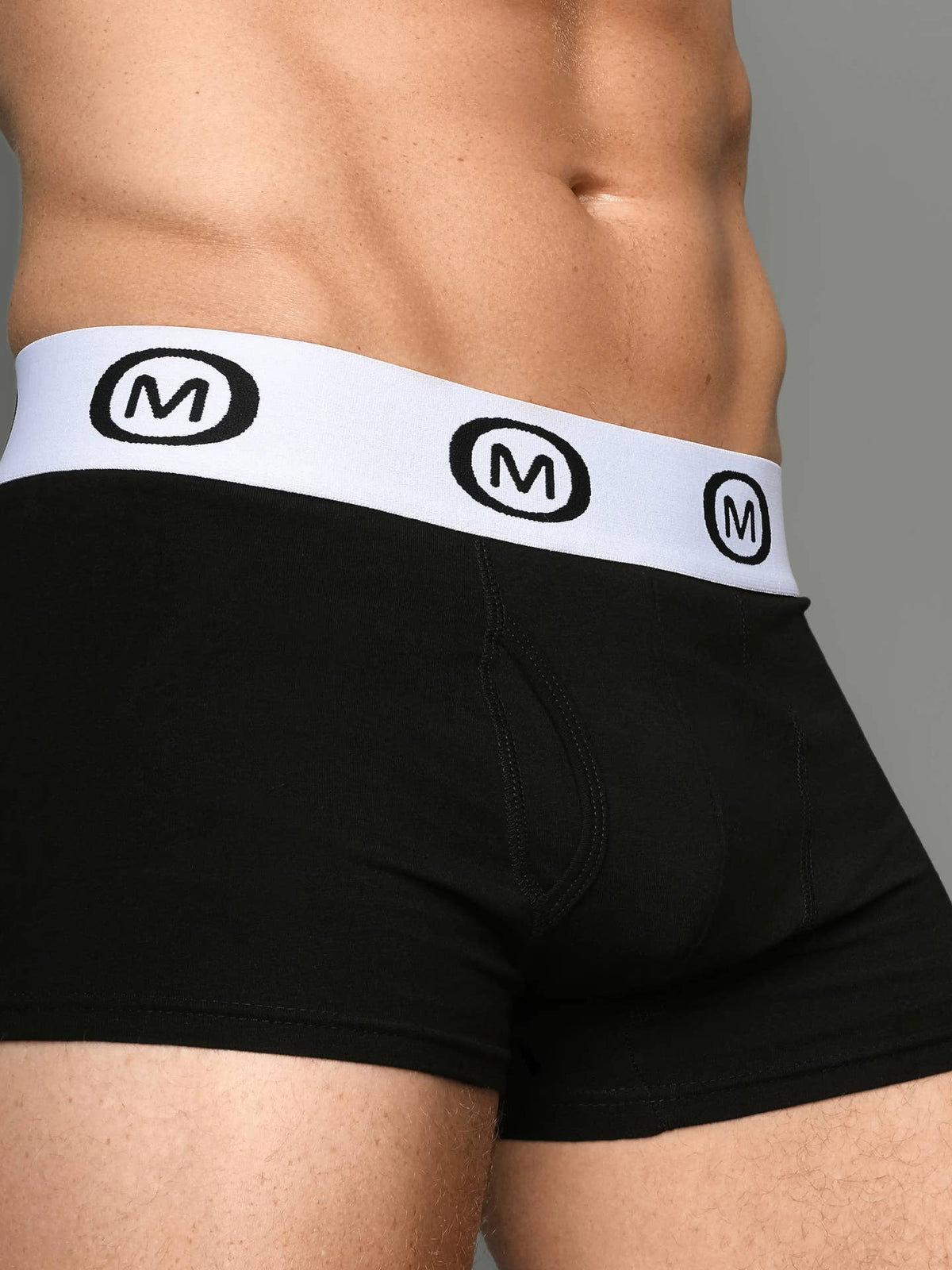 Mounderwear Cotton Boxer Brief Black