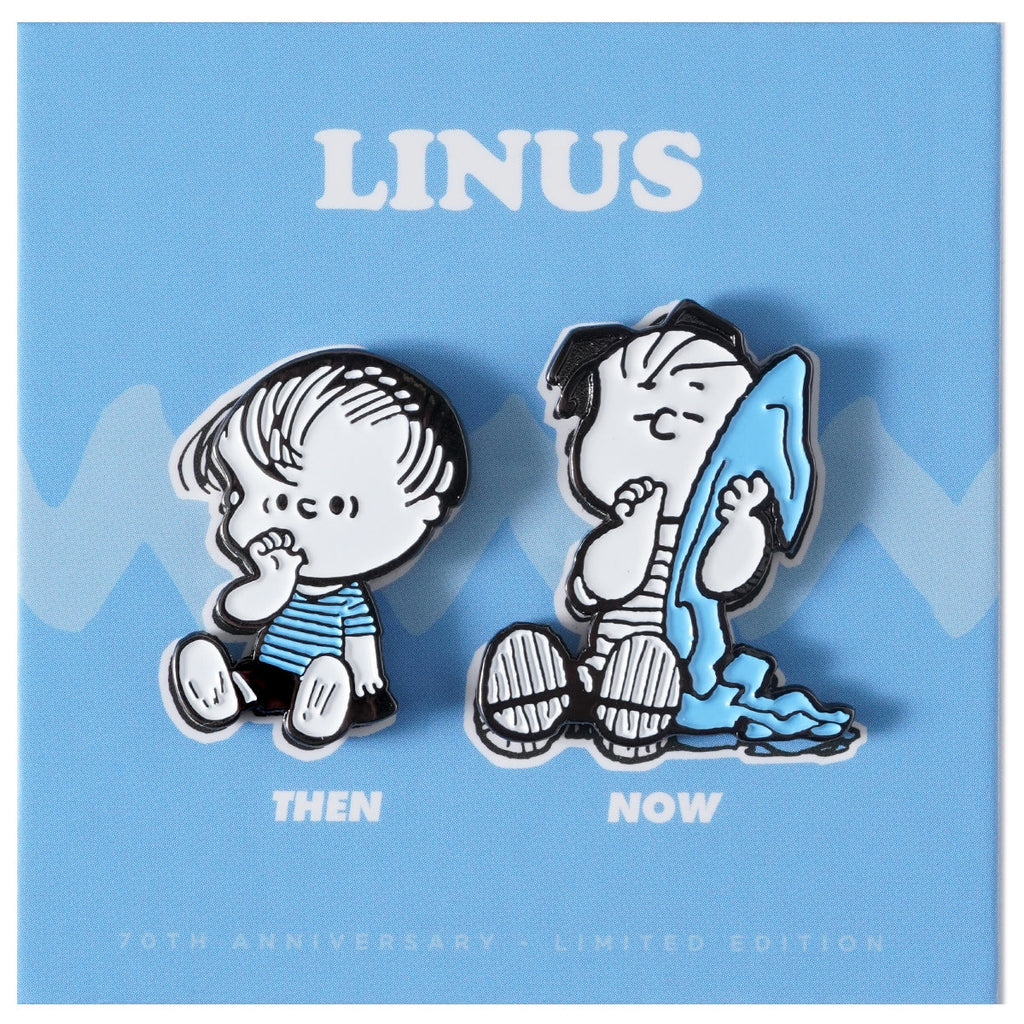 Peanuts Then and Now - Linus Pin Set