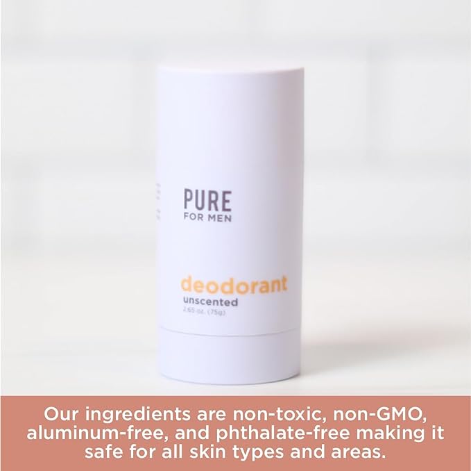 UNSCENTED DEODORANT BY PURE FOR MEN