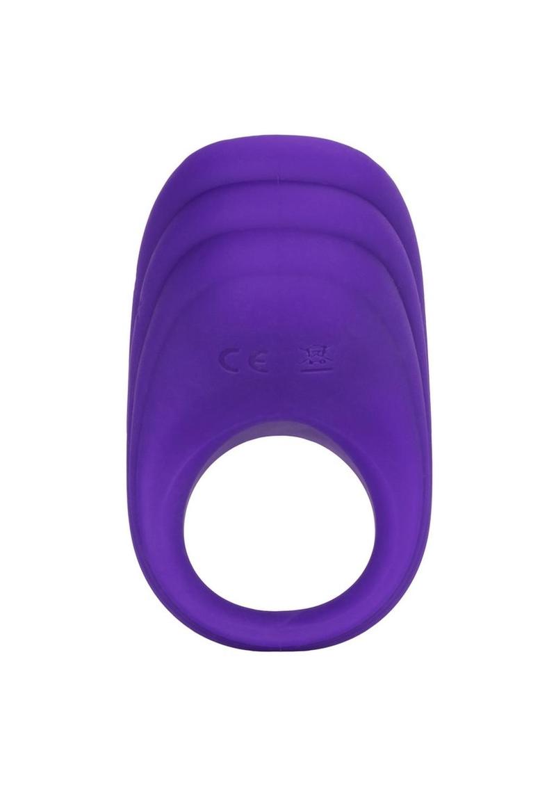 Couple's Enhancers Silicone Rechargeable Passion Enhancer Cock Ring - Purple