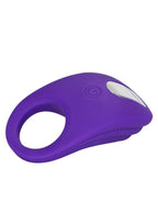 Couple's Enhancers Silicone Rechargeable Passion Enhancer Cock Ring - Purple