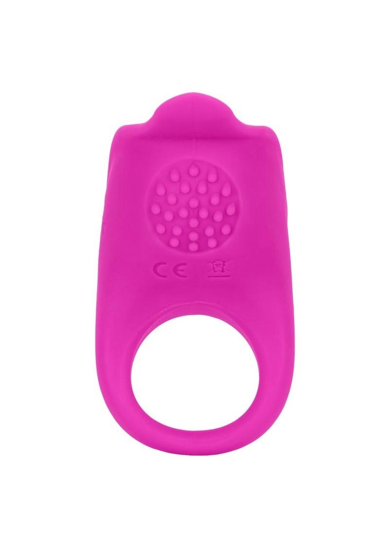 Couple's Enhancers Silicone Rechargeable Teasing Enhancer Cock Ring - Pink