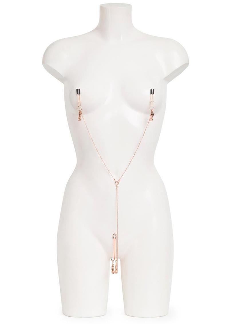 Fifty Shades Freed All Sensation Nipple & Clitoral Chain - Purple