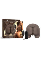 Hot Chocolate Luscious Tiana Vibrating Life Sized Masturbator with Bullet and Wired Remote Control - Pussy and Ass - Chocolate