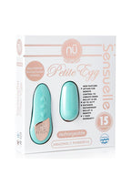 Nu Sensuelle Petite Rechargeable Egg with Remote Control - Tiffany Blue