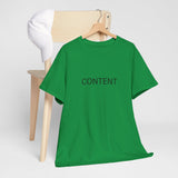CONTENT TEE BY CULTUREEDIT AVAILABLE IN 13 COLORS