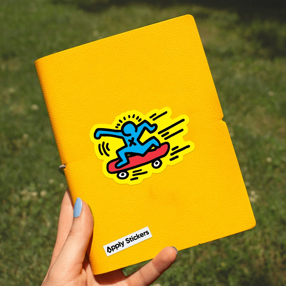 Keith Haring Skater - Die-Cut Sticker