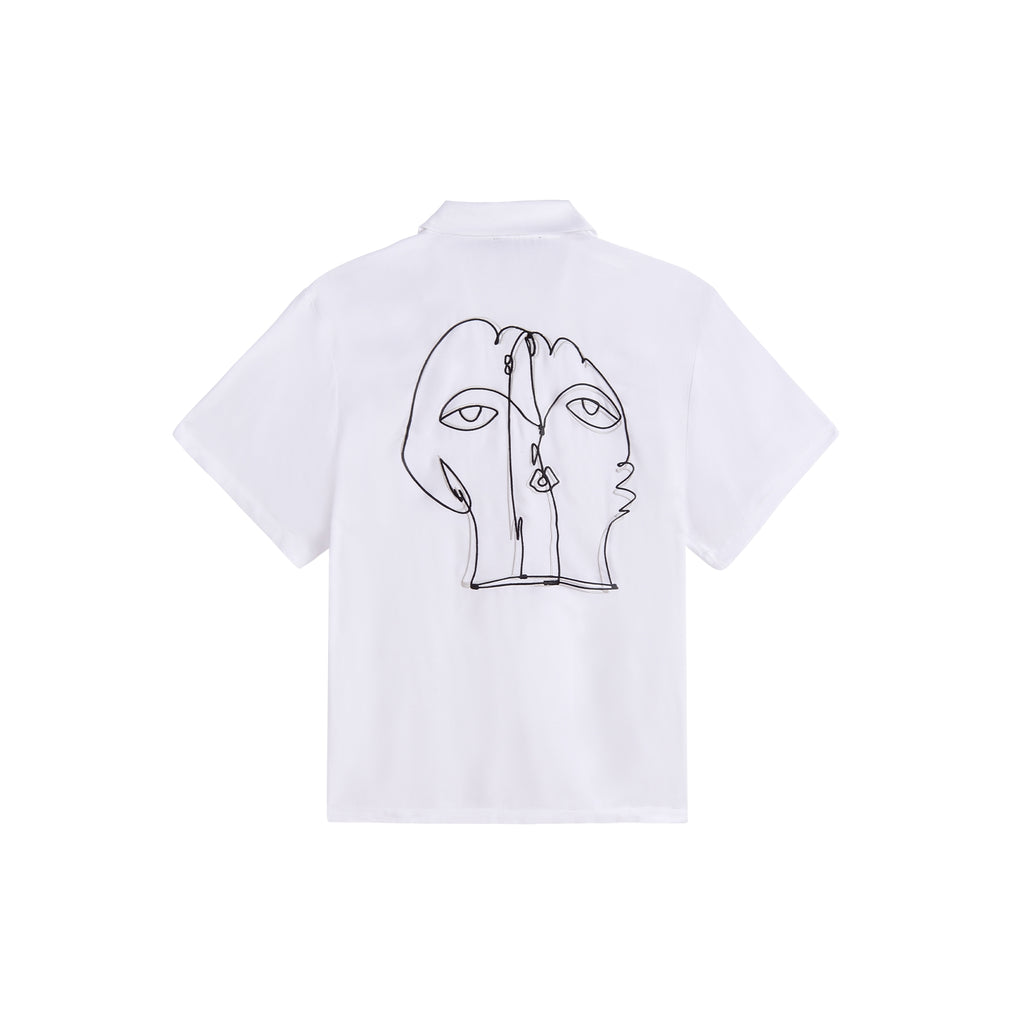 Calder Kiki Embroidered Cabana Shirt
