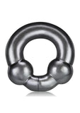 Oxballs Ultraballs Cock Ring Set (2 pack) - Red and Silver