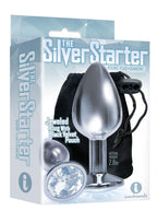 The 9's - The Silver Starter Bejeweled Stainless Steel Plug - Diamond