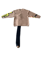 Walter Van Beirendonck Moon Eye Camel Knit FW 24-25