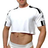 Adidas Sport White Short Sleeve Crop Top BY SNEAKERMASK